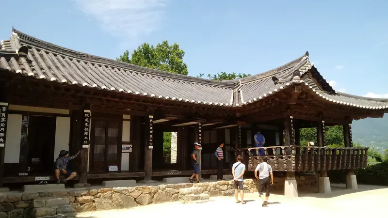 최참판댁 사랑채 누각 및 대청마루 한옥 문화체험장