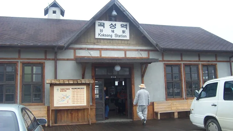 곡성 섬진강 기차마을 증기기관차