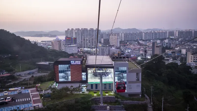 고하도 스테이션 및 유달산 야간 조명 쉼터