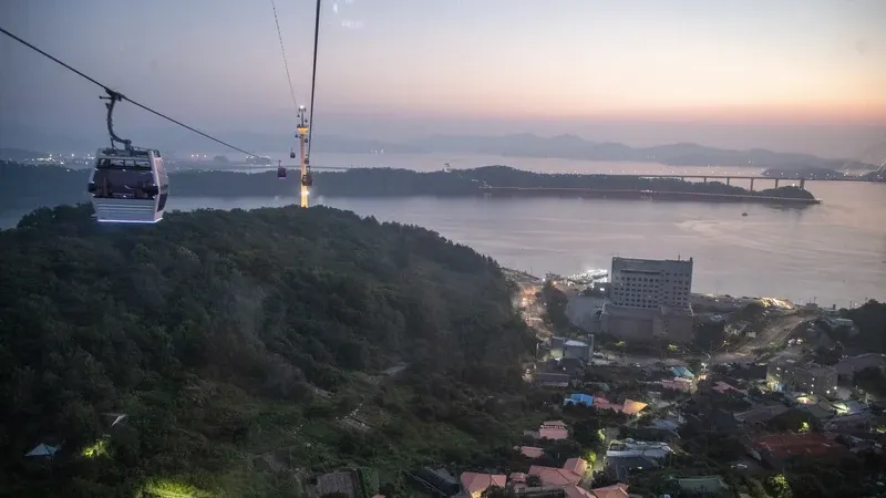 목포해상케이블카 북항스테이션 정문 진입광장